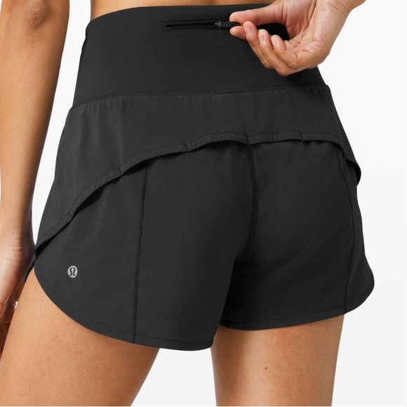 lululemon athletica Pants - Lululemon Speed Up Short Long High-Rise *4 Black Size 8